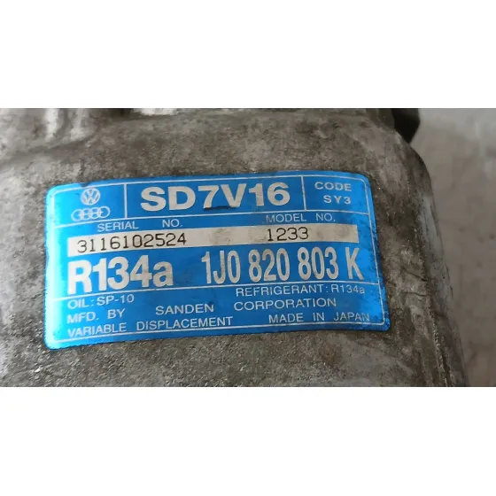 Compresor Aire Acondicionado para Seat Leon (1M1)