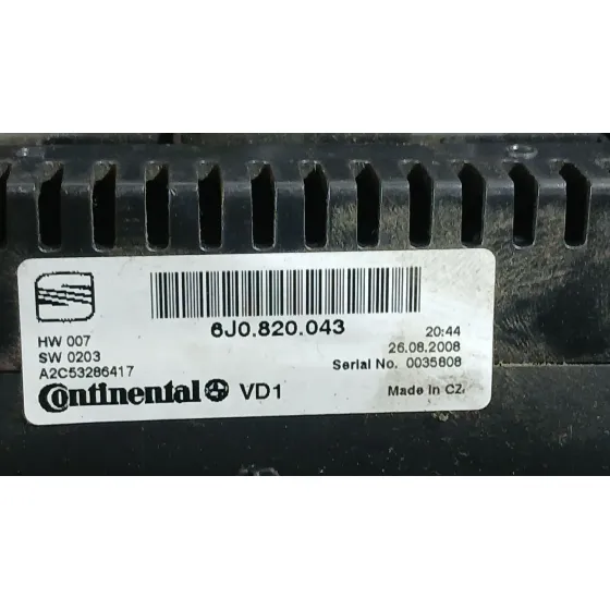 Mando Climatizador para Seat Ibiza Iv Sc (6J1, 6P5)