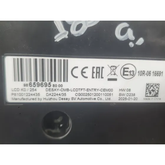 Cuadro Instrumentos para Toyota Proace City Furgoneta/Monovolumen (Bpz_)
