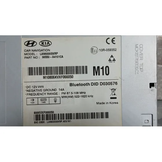Sistema Navegacion Gps para Kia Carens Iv