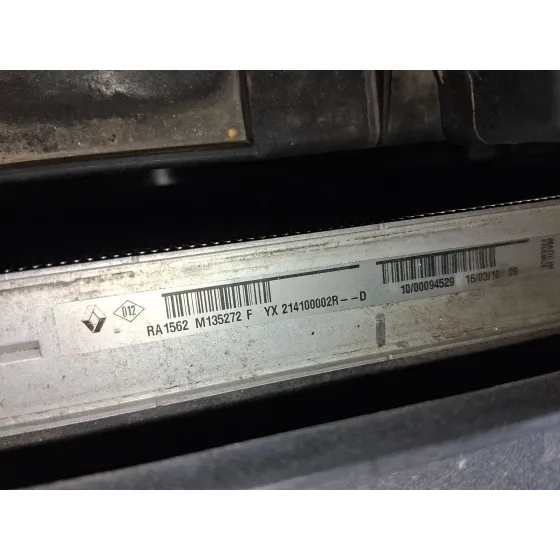 Radiador Agua para Renault Megane Iii Hatchback (Bz0/1_, B3_)