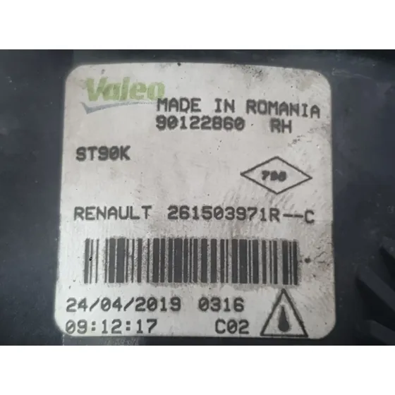 Faro Antiniebla Derecho para Renault Kadjar (Ha_, Hl_)