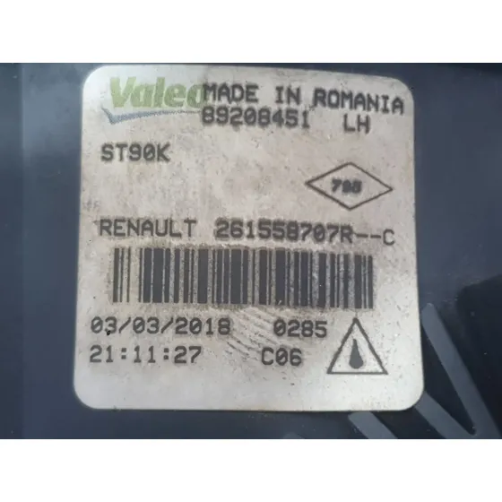 Faro Antiniebla Izquierdo para Renault Kadjar (Ha_, Hl_)