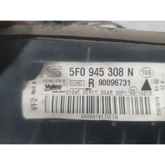 Piloto Trasero Derecho Interior para Seat Leon (5F1)