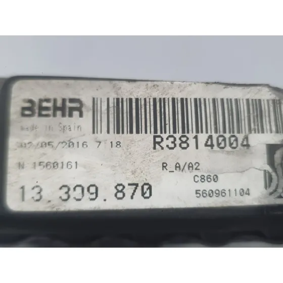 Radiador Agua para Opel Corsa E (X15)