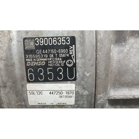 Compresor Aire Acondicionado para Opel Corsa E (X15)