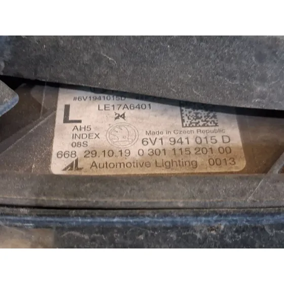 Faro Izquierdo para Skoda Fabia Iii (Nj3)