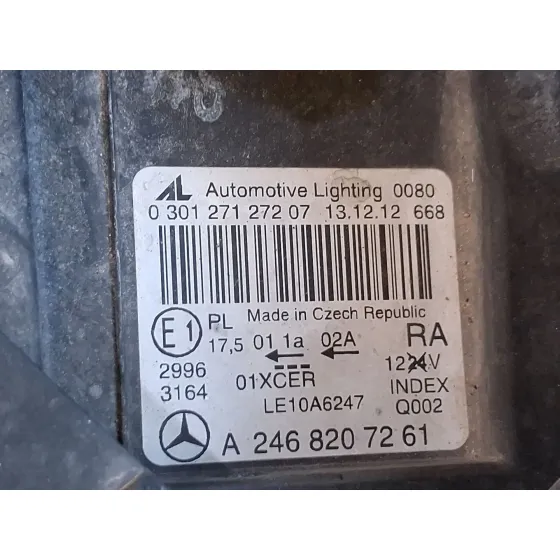 Faro Derecho para Mercedes-Benz Clase B Sports Tourer (W246, W242)