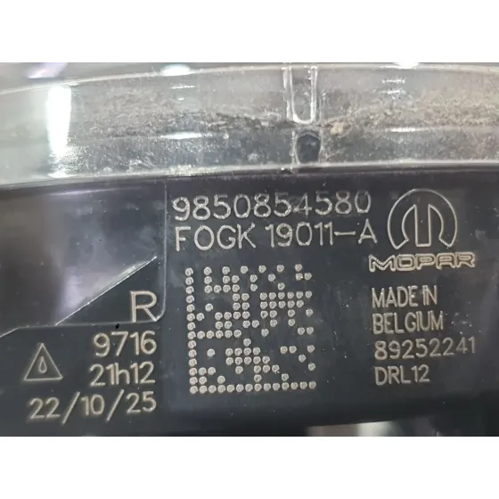 Faro Antiniebla Derecho para Jeep Avenger (J2)