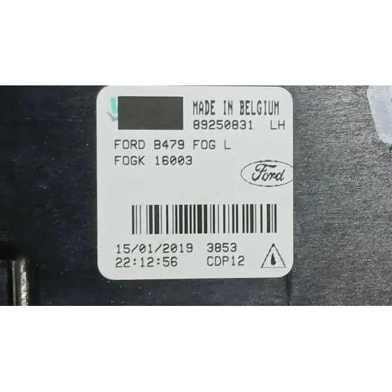 Faro Antiniebla Izquierdo para Ford Fiesta Vii (Hj, Hf)