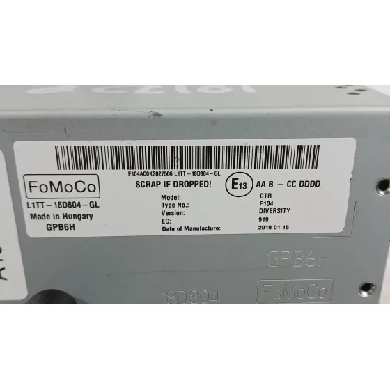 Sistema Audio / Radio para Ford Fiesta Vii (Hj, Hf)