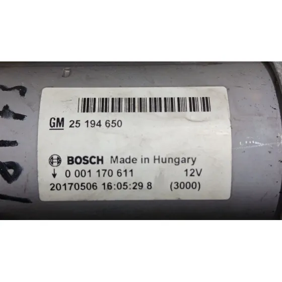 Motor Arranque para Opel Corsa E (X15)