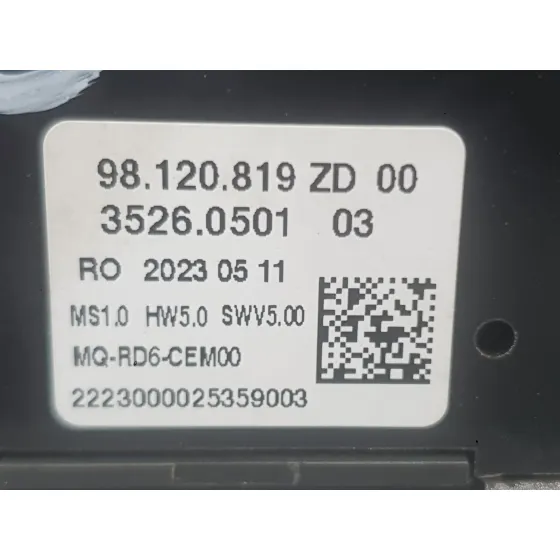 Mando Radio para Citroën Jumpy Iii Furgoneta (V_)