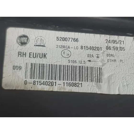 Piloto Delantero Derecho para Fiat 500 (312_)