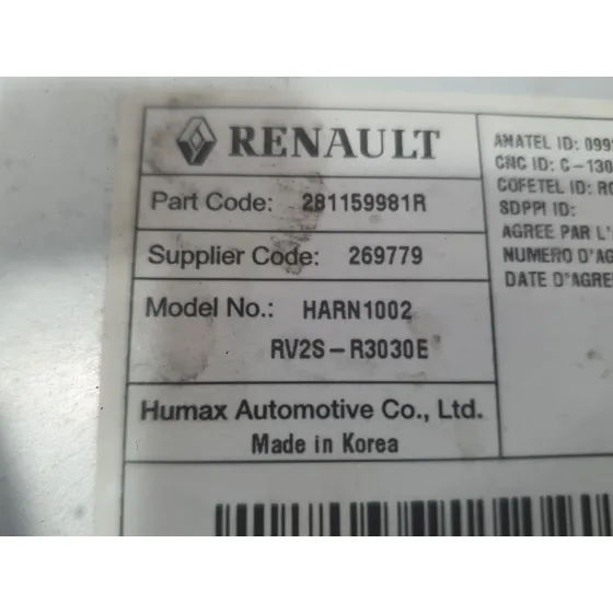 Sistema Audio / Radio para Renault Clio Iv (Bh_)