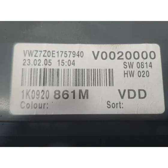 Cuadro Instrumentos para Volkswagen Golf V (1K1)