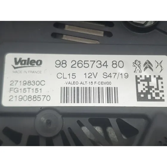 Alternador para Peugeot 2008 Ii (Ud_, Us_, Uy_, Uj_, Ur_, Uc_)