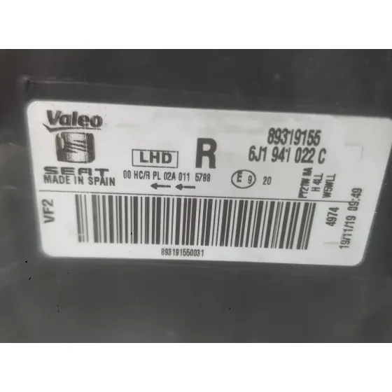Faro Derecho para Seat Ibiza Iv (6J5, 6P1)