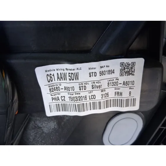 Elevalunas Delantero Derecho para Hyundai I30 (Gd)