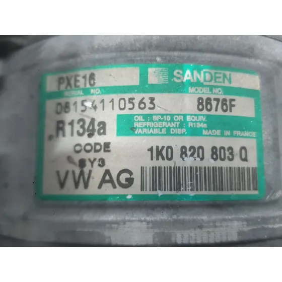 Compresor Aire Acondicionado para Volkswagen Golf V (1K1)