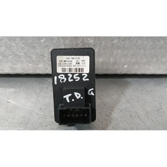 Mando Elevalunas Trasero Derecho para Mg Zs Suv (Azs1)