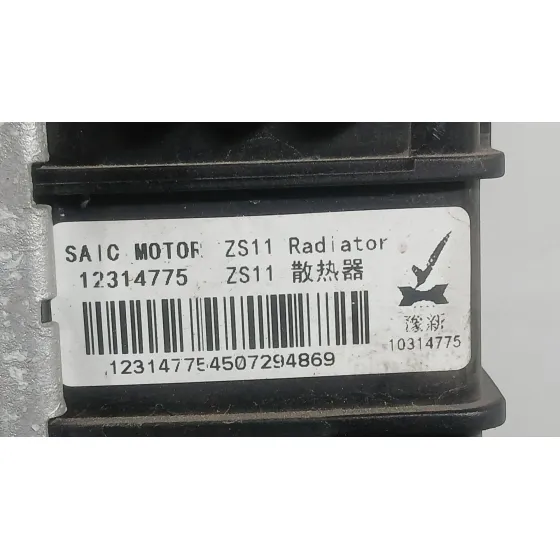 Radiador Agua para Mg Zs Suv (Azs1)