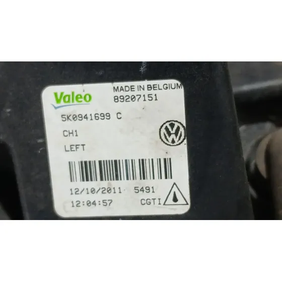 Faro Antiniebla Izquierdo para Volkswagen Golf Vi (5K1)