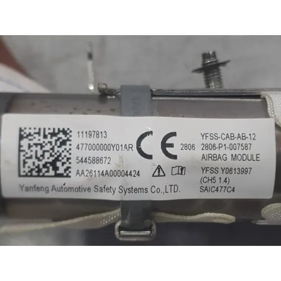 Airbag Cortina Delantero Derecho para Mg Mg 3(Zp2) Hybrid+