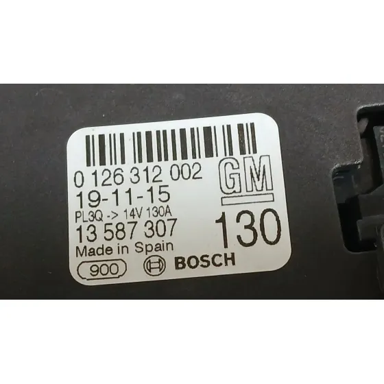 Alternador para Opel Astra K (B16)