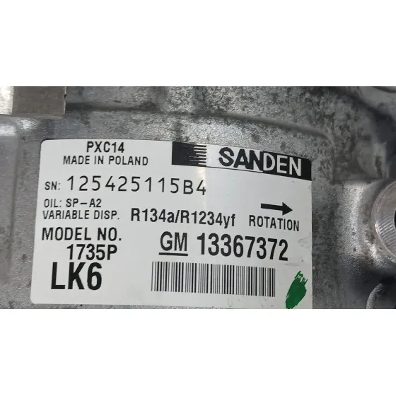 Compresor Aire Acondicionado para Opel Astra K (B16)