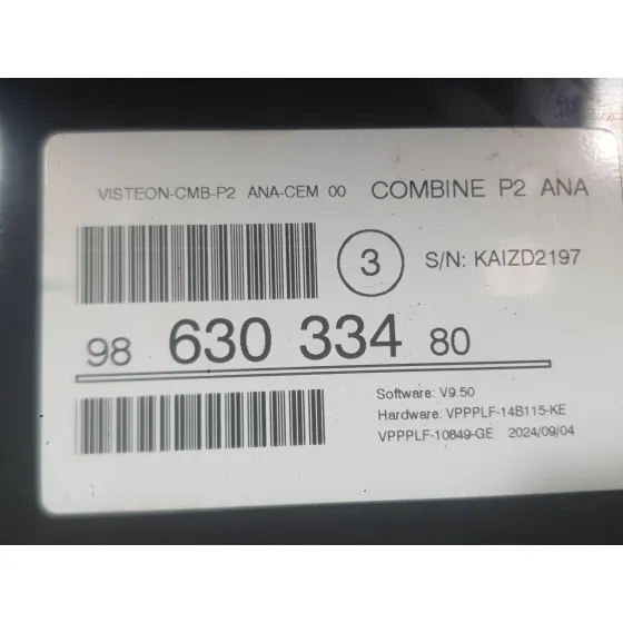 Cuadro Instrumentos para Peugeot 208 Ii (Ub_, Up_, Uw_, Uj_)