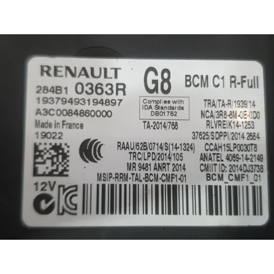 Caja Reles / Fusibles para Renault Megane Iv Hatchback (B9A/M/N_)