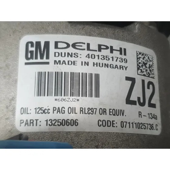 Compresor Aire Acondicionado para Opel Astra J Sports Tourer (P10)