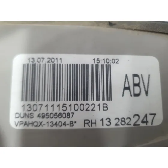 Piloto Trasero Derecho Interior para Opel Astra J Sports Tourer (P10)