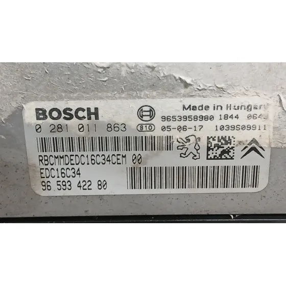 Centralita Motor Uce para Citroën C4 I (Lc_)