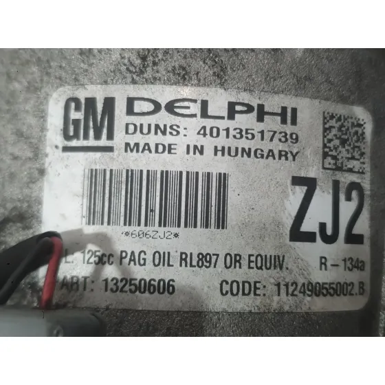 Compresor Aire Acondicionado para Opel Astra J (P10)