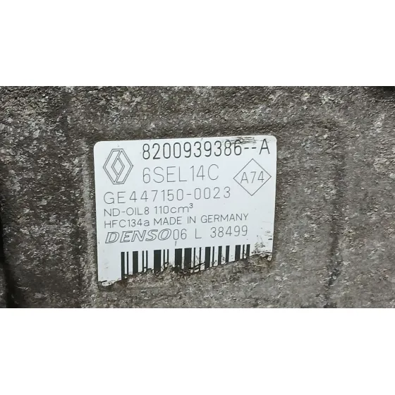 Compresor Aire Acondicionado para Renault Megane Iii Hatchback (Bz0/1_, B3_)