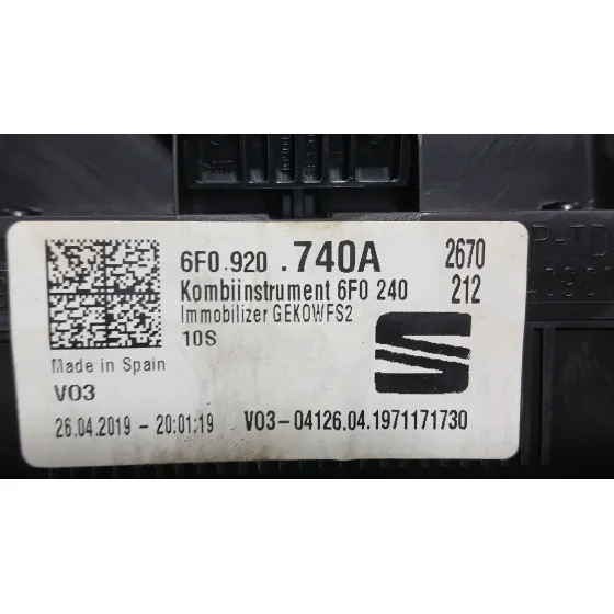 Cuadro Instrumentos para Seat Arona (Kj7, Kjp)