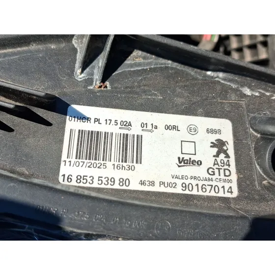 Faro Izquierdo para Peugeot 2008 I (Cu_)