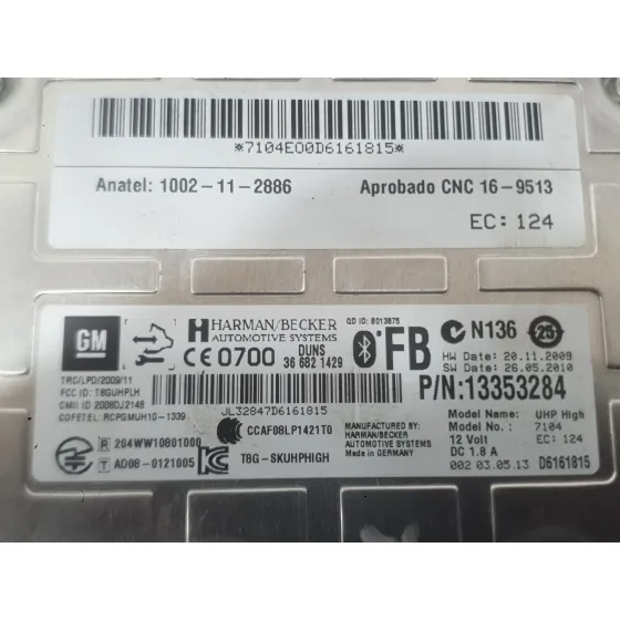 Modulo Electronico para Opel Insignia A (G09)