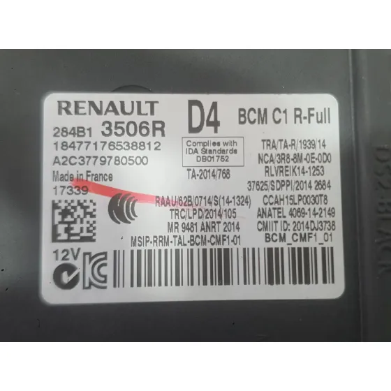 Modulo Electronico para Renault Megane Iv Hatchback (B9A/M/N_)