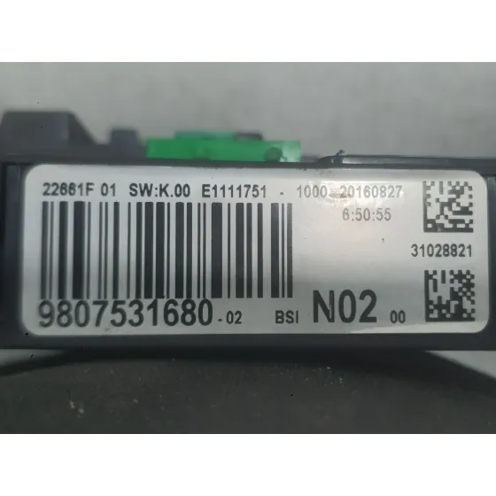 Caja Reles / Fusibles para Peugeot 2008 I (Cu_)