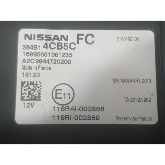 Modulo Electronico para Nissan Qashqai Ii (J11, J11_)