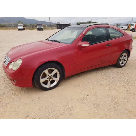 MERCEDES CLASE C (W203) SPORTCOUPE '2004 C 180 COMPRESSOR (203.746) ROJO