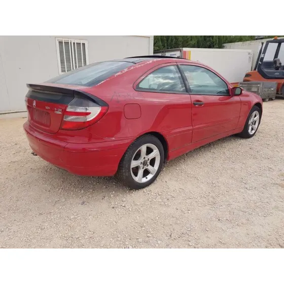 MERCEDES CLASE C (W203) SPORTCOUPE '2004 C 180 COMPRESSOR (203.746) ROJO