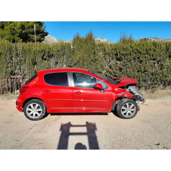 PEUGEOT 207 '2009 CONFORT ROJO
