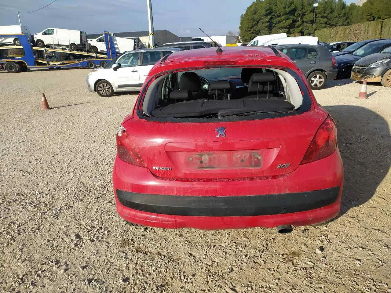 PEUGEOT 207 '2008 PREMIUM ROJO