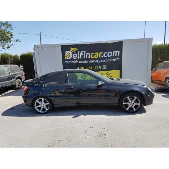 MERCEDES CLASE C (W203) SPORTCOUPE '2008 C 180 COMPRESSOR SPORT EDITION (203.746) NEGRO