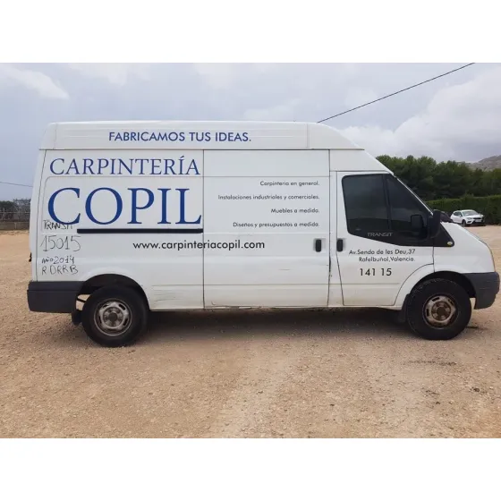 FORD TRANSIT CAJA CERRADA '06 '2014 FT 350 L (LARGO) PKW (TURISMO) BLANCO