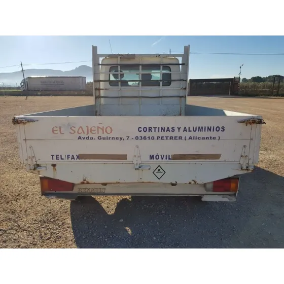 RENAULT MASTER CAJA ABIERTA/CHASIS AB '98 '2000 CAJA ABIERTA BATALLA 3578 BLANCO